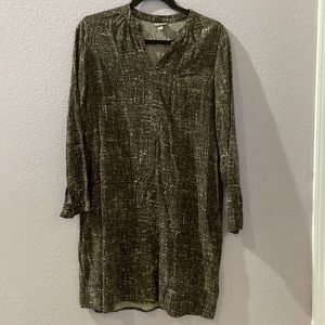 J. Jill shirt dress, brown, medium